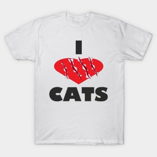 I Love Cats T-Shirt